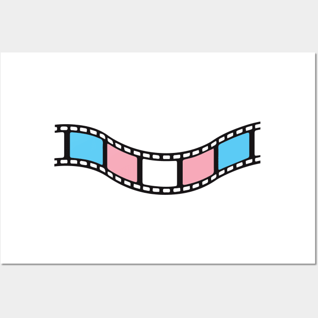 Film Strip - Trans Pride Wall Art by LaLunaWinters